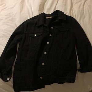 Madewell black denim jacket medium
